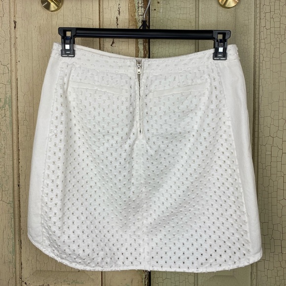 Rebecca Taylor White Denim Skirt NWT - Picture 6 of 8